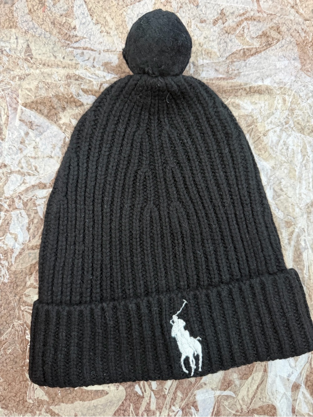 NEW Ralph Lauren Polo Black Hat one size